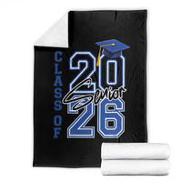 Class of 2026 Senior Throw Blanket School Graduation 26
