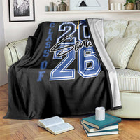 Class of 2026 Senior Throw Blanket School Graduation 26