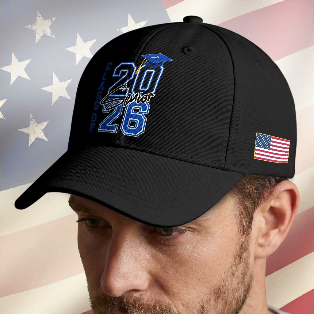 Class of 2026 Senior Baseball Cap School Graduation 26