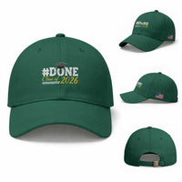 Done Class of 2026 Graduation Baseball Cap Mortarboard Graphic