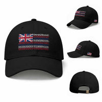 Hawaiian Tribal Flag State of Hawaii Baseball Cap