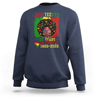 Juneteenth 160 Years Of Freedom Sweatshirt African American Pride - Wonder Print Shop