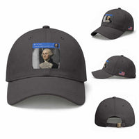 There is Motion At Your Front Door George Washington Meme Baseball Cap