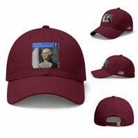 There is Motion At Your Front Door George Washington Meme Baseball Cap