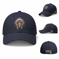 Horse Native American Indigenous Heritage War Bonnet Baseball Cap