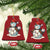 Funny Xmas Baseball Christmas Ornament Cute Snowman Baseball Players Santa Hat - Wonder Print Shop