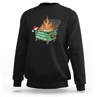 Funny Lil Dumpster Fire 2025 Sweatshirt The Year We Couldnt Afford Anything - Wonder Print Shop