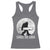 Funny Bigfoot Snowboarding Racerback Tank Top Shred The Gnar Moon Snowboard