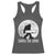 Funny Bigfoot Snowboarding Racerback Tank Top Shred The Gnar Moon Snowboard