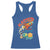 Funny Blasted My Way Through 100 Days Racerback Tank Top 100 Days Of School