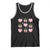 Funny Valentine's Day Weed Cannabis Marijuana Hearts Coquette Tank Top