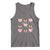 Funny Valentine's Day Weed Cannabis Marijuana Hearts Coquette Tank Top