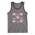 Funny Valentine's Day Weed Cannabis Marijuana Hearts Coquette Tank Top