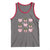 Funny Valentine's Day Weed Cannabis Marijuana Hearts Coquette Tank Top