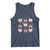 Funny Valentine's Day Weed Cannabis Marijuana Hearts Coquette Tank Top