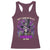 Funny Mardi Gras Voodoo Racerback Tank Top Don't Make Me Go All Voodoo On You New Orleans Witch Doctor