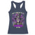 Funny Mardi Gras Voodoo Racerback Tank Top Don't Make Me Go All Voodoo On You New Orleans Witch Doctor