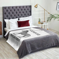 I Confuse Physicians Rare Disease Awareness Throw Blanket Funny Zebra