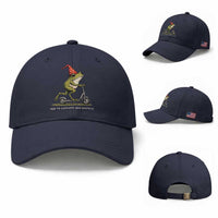 Off To Commit Dad Foolery Baseball Cap Funny Daddy Frog Scooter Fathers Day