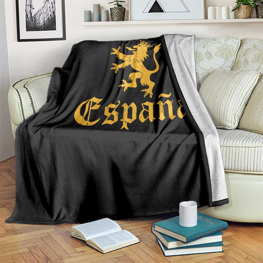 Espana Spain Lion Symbol Spanish Spaniard Pride Throw Blanket