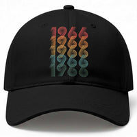 60th Birthday Baseball Cap Vintage 1966 Retro 60 Years Old Birthday