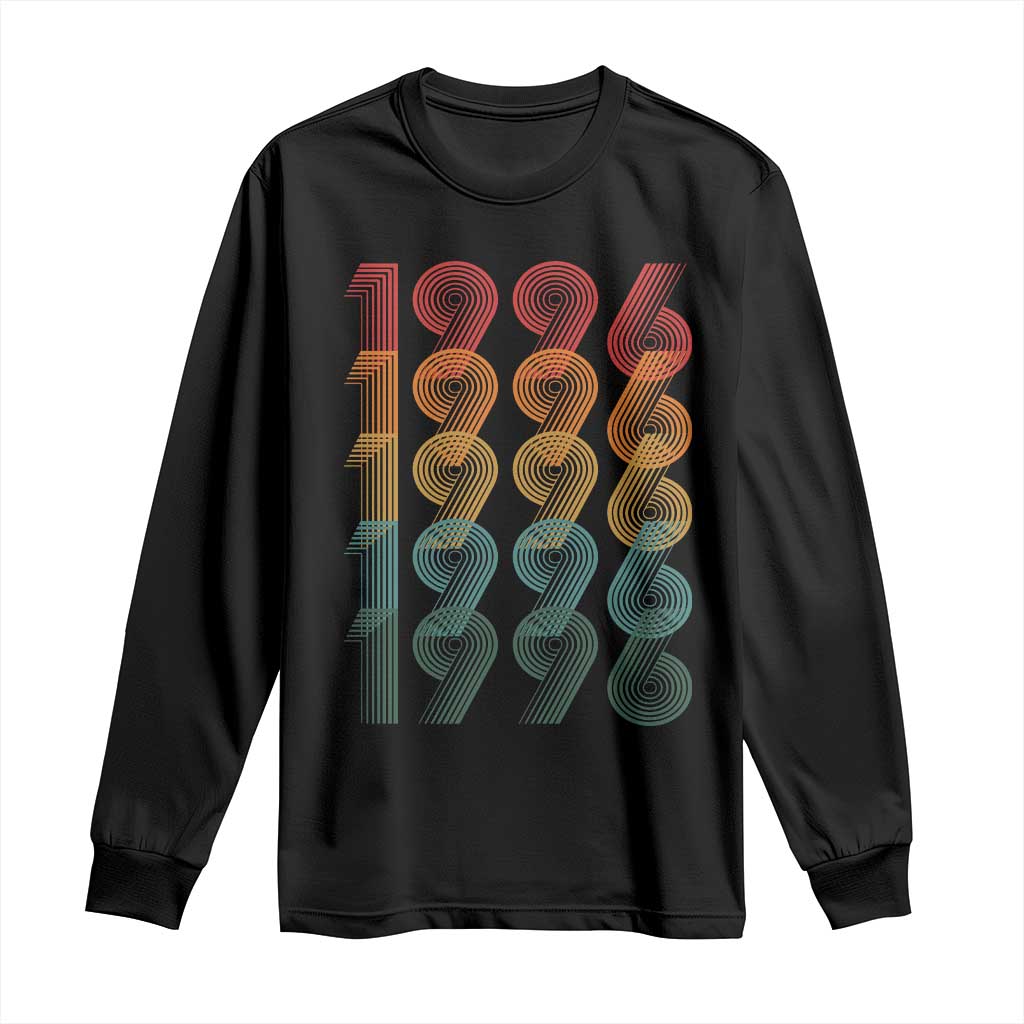 30th Birthday Long Sleeve Shirt Vintage 1996 Retro 30 Years Old Birthday