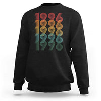 30th Birthday Sweatshirt Vintage 1996 Retro 30 Years Old Birthday