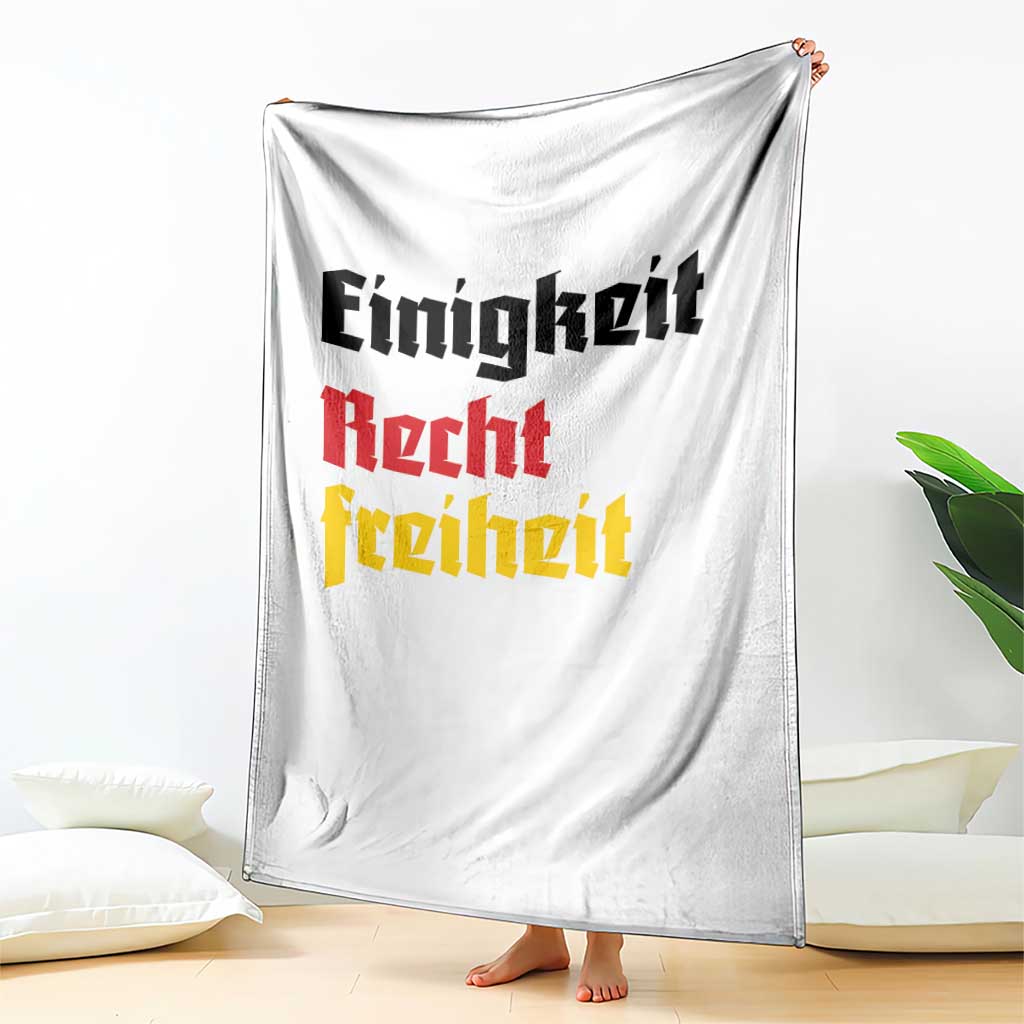 German Heritage Throw Blanket Einigkeit Recht Freiheit Germany Flag - Wonder Print Shop