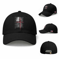 Deus Vult Freedom Catholic Knight Templar American Flag Baseball Cap