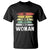 Harris Supporter 2024 T Shirt Be A Man Vote For A Woman Retro Star - Wonder Print Shop