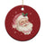 Xmas Coquette Pink Santa Bow Christmas Ornament - Wonder Print Shop