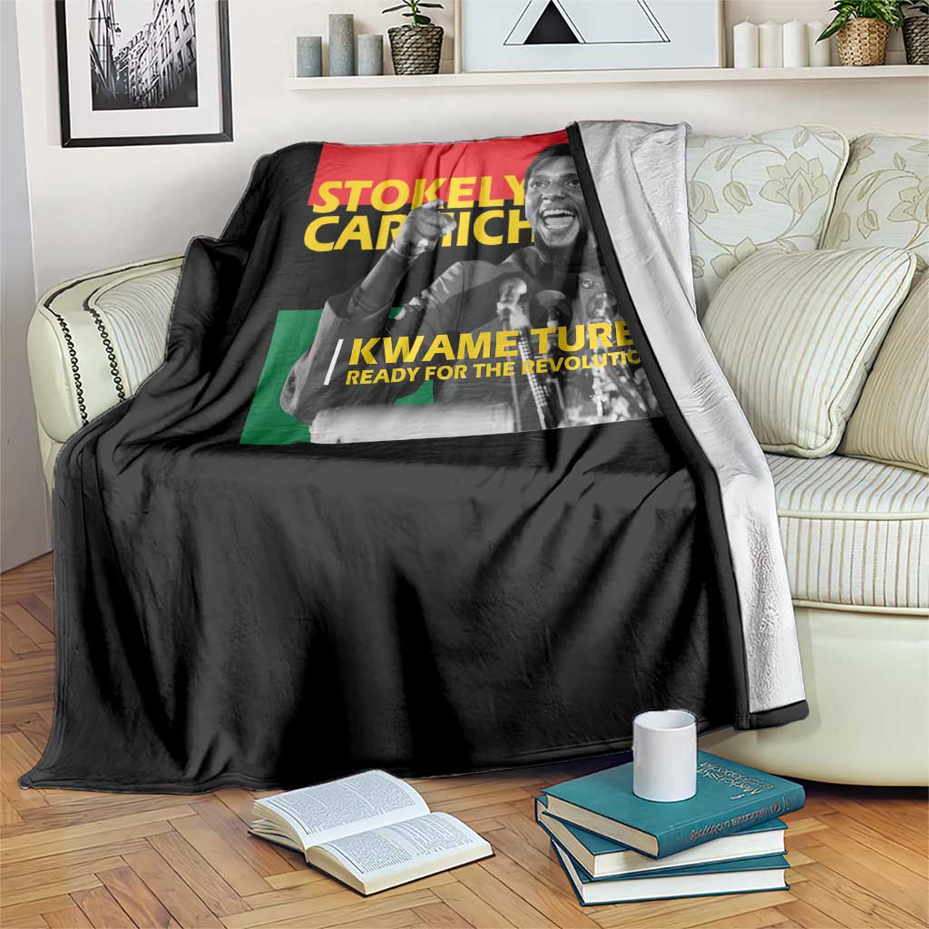 Stokely Carmichael Quote Throw Blanket Ready For The Revolution Black History Month