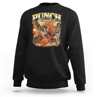 Punch The Monkey Sweatshirt Baby Monkey Punch Plush Hugging 90s Bootleg