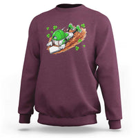 Funny Baseball St Patricks Day Home Plate Drip Sweatshirt