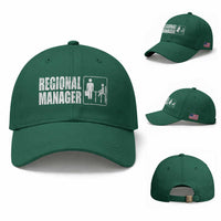 Regional Manager Baseball Cap Funny Dad Baby Matching