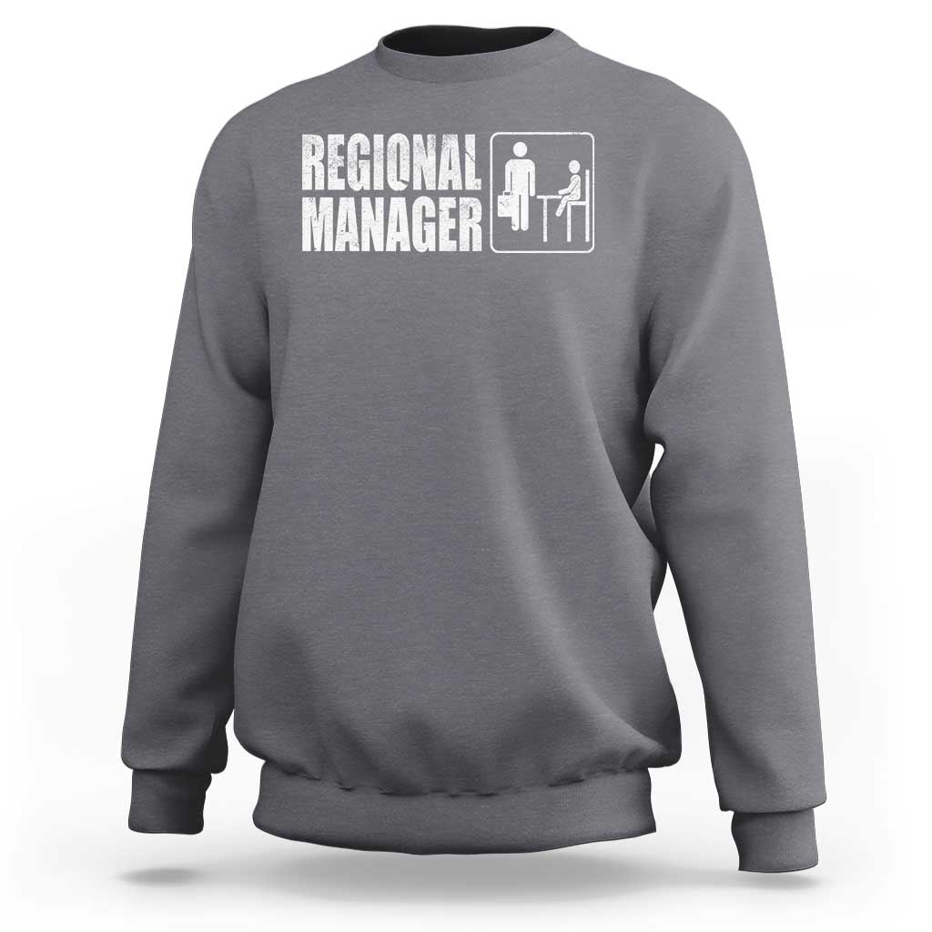 Regional Manager Sweatshirt Funny Dad Baby Matching