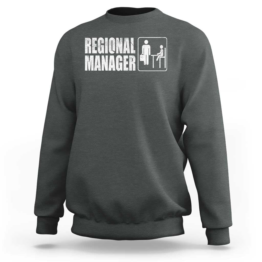 Regional Manager Sweatshirt Funny Dad Baby Matching