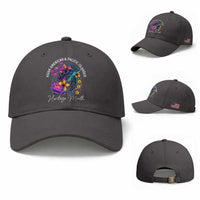 AAPI Asian American and Pacific Islander Heritage Month Baseball Cap Floral Sea Turtle