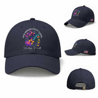 AAPI Asian American and Pacific Islander Heritage Month Baseball Cap Floral Sea Turtle
