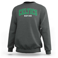Celtic Nation Sweatshirt Sports Varsity Aesthetic Letters Cap