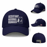 Assistant To The Regional Manager Baseball Cap Funny Dad Baby Matching