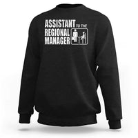 Assistant To The Regional Manager Sweatshirt Funny Dad Baby Matching