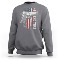 I 2nd That Second Amendment Sweatshirt Pro Gun American Flag Patriotic - Wonder Print Shop