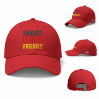 Proud Germany Baseball Cap Einigkeit Recht Freiheit German Flag