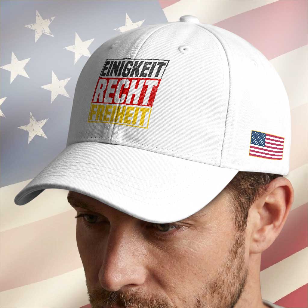 Proud Germany Baseball Cap Einigkeit Recht Freiheit German Flag