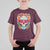 Day Of The Dead T Shirt For Kid Sugar Skull Dia De Los Muertos Halloween Rose Flowers - Wonder Print Shop