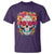 Day Of The Dead T Shirt Sugar Skull Dia De Los Muertos Halloween Rose Flowers - Wonder Print Shop