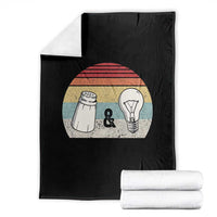 Retro Salt And Light Be Ye Salt Christian Throw Blanket - Wonder Print Shop