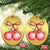 Xmas Coquette Pink Baubles Bow Christmas Ornament - Wonder Print Shop