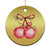 Xmas Coquette Pink Baubles Bow Christmas Ornament - Wonder Print Shop